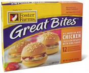 All American Mini Chicken Cheeseburgers with BBQ Sauce